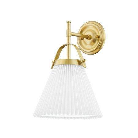 HUDSON VALLEY 1 Light Wall sconce 9610-AGB